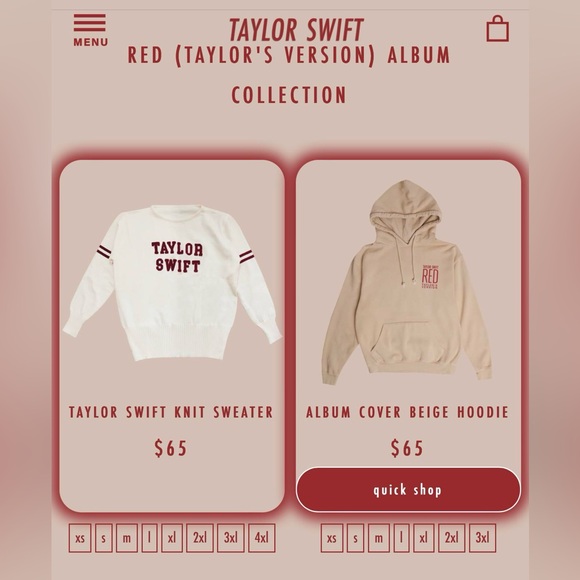 NWOT Taylor Swift knit sweater 3X RED (Taylor’s Version) official merch 🧣 - Picture 3 of 9